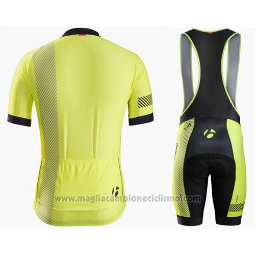 2016 Abbigliamento Ciclismo Bontrager Nero e Giallo Manica Corta e Salopette